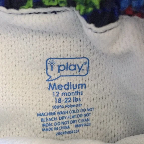 I Play Boys Rash Guard and Turtle Swim Trunks - Picture 7 of 8